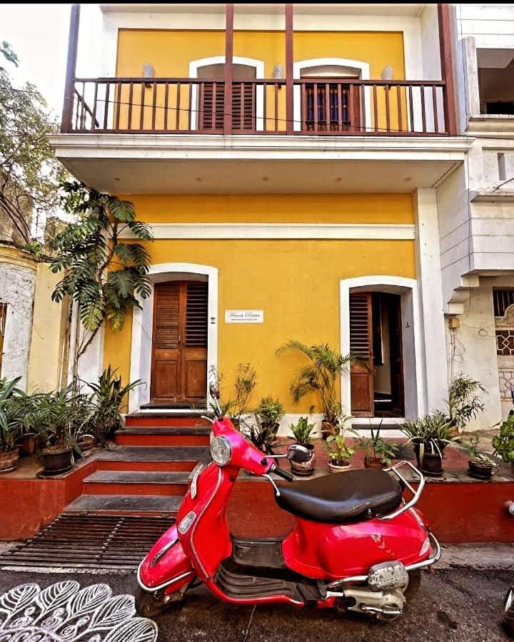 French Rivera Heritage Boutique Villa Pondicherry Bagian luar foto